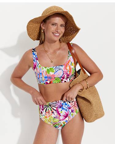 Jungle Liberty Swim Bottom in MULTI