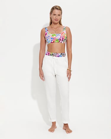 Jungle Liberty Swim Top in MULTI
