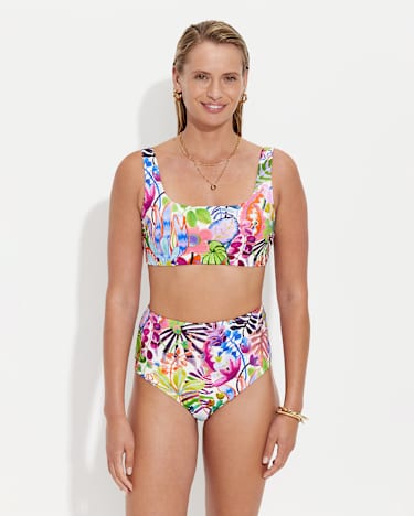 Jungle Liberty Swim Top in MULTI
