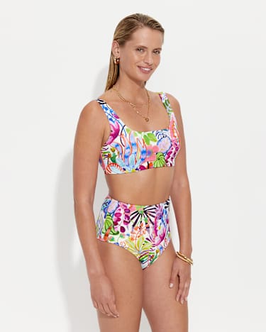 Jungle Liberty Swim Top in MULTI