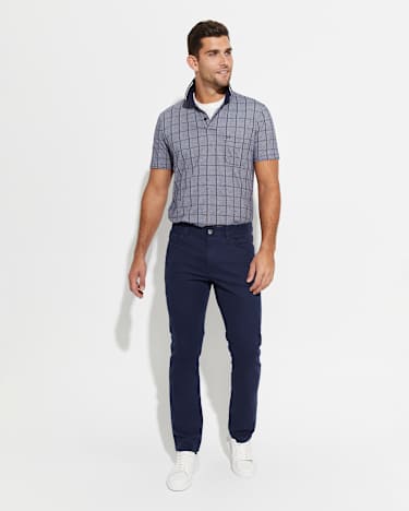 Harbor Polo in BALL POINT BLUE