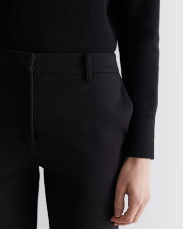 Evie Ponte Pant in BLACK