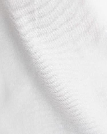 Heidi Long Sleeve Rib Tee in WHITE