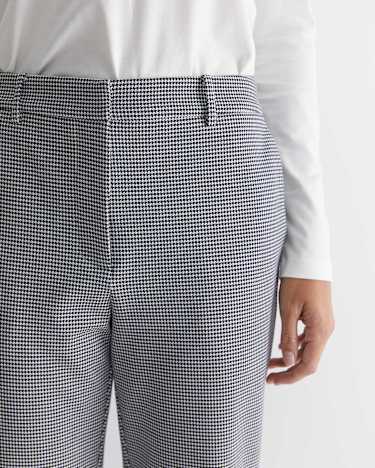Evie Houndstooth Ponte Pant in BLACK MULTI