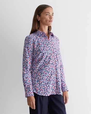 Harlow Georgina Relaxed Shirt in PINK MULTI