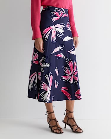 Tarryn Slip Skirt in MULTI