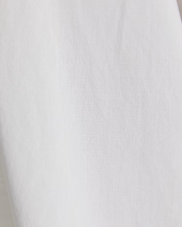 Portia Poplin Cotton Shirt in WHITE
