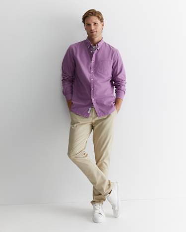 Oxford Long Sleeve Shirt in LILAC