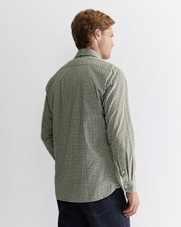 Claremont Print Shirt in FOLIAGE