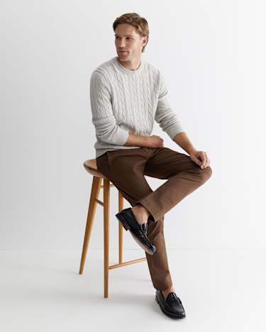 Munro Cable Crew in OATMEAL