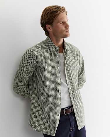 Claremont Print Shirt in FOLIAGE