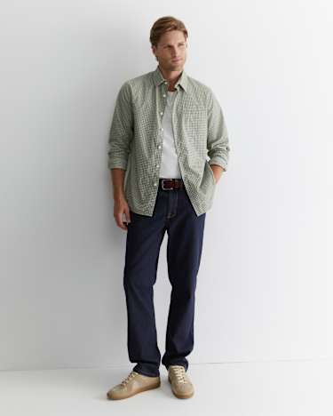 Claremont Print Shirt in FOLIAGE