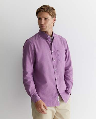 Oxford Long Sleeve Shirt in LILAC