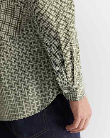 Claremont Print Shirt in FOLIAGE