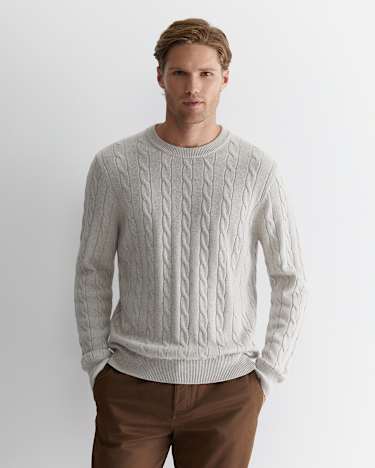 Munro Cable Crew in OATMEAL
