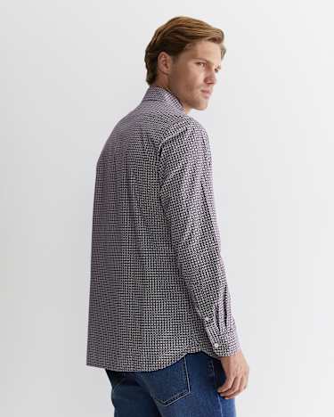Claremont Print Shirt in LILAC