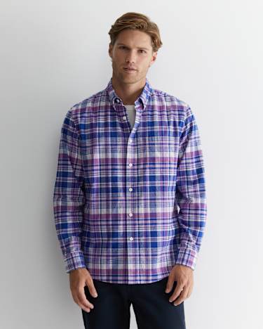 Rundel Check Shirt in PURPLE