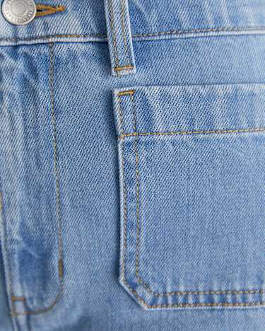 Nili Wide Leg Jean in LIGHT WASH