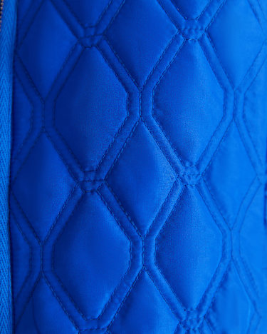 Charlie Quilted Vest in COBALT