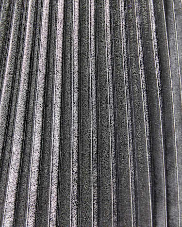 Emily Pleat Skirt in SILVER