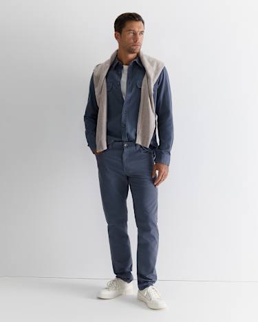 Edgar Shirt in STEEL BLUE