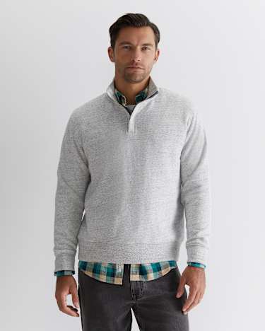 Mont Quarter Zip in OATMEAL