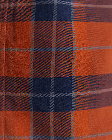 Hindsmarsh Check Shirt in ORANGE
