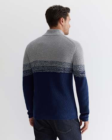 Civic Quarter Zip in BALL POINT BLUE