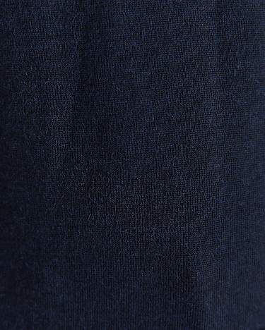 Merino Crew Neck Knit in NAVY