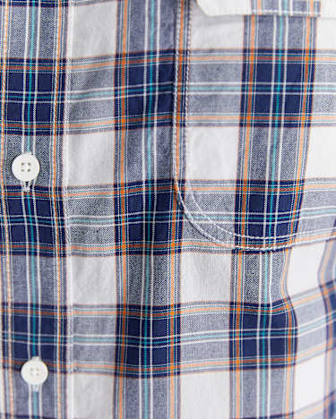 Callam Check Shirt in NAVY MULTI