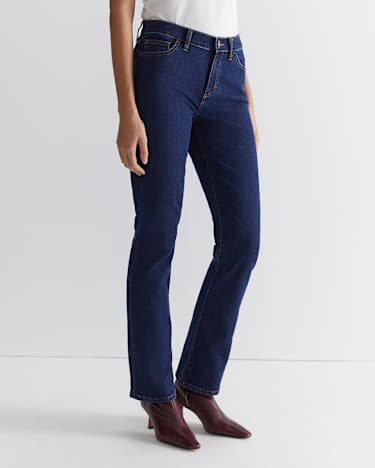 Simone Straight Jean in INDIGO
