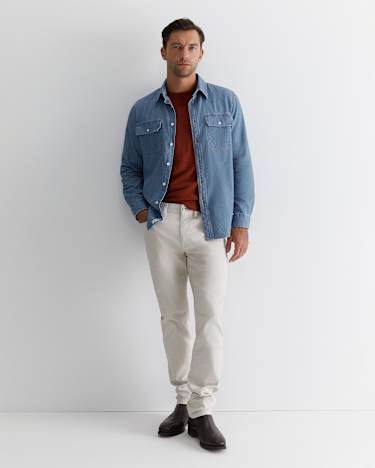 Jackson Slim Jean in PUTTY