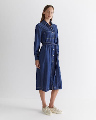 Tuva Denim Dress in DENIM