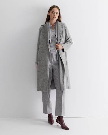 Frankie Twill Blazer in SILVER MELANGE