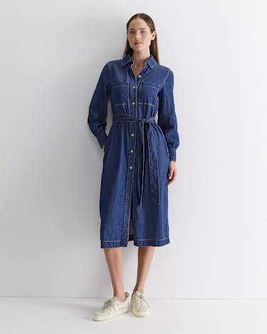 Tuva Denim Dress in DENIM