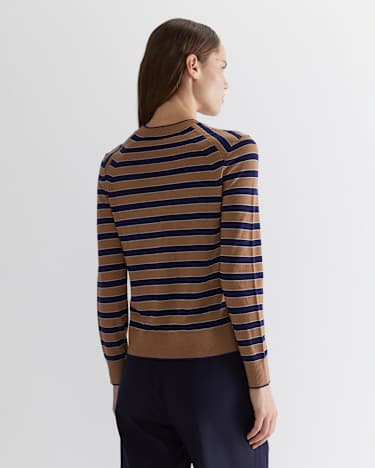 Merino Wool Stripe Knit in STRIPE