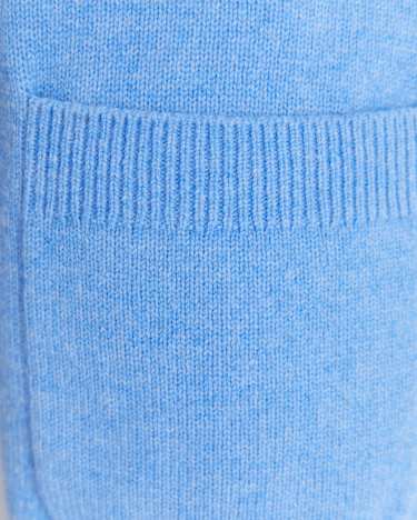 Sunshine Relaxed Long Cardigan in BLUE MELANGE