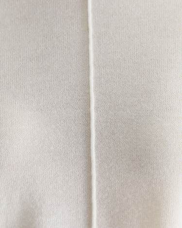 Cass Merino Wool Knit in WINTER WHITE