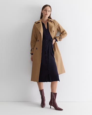 Francis Merino Wool Knit Dress in NAVY