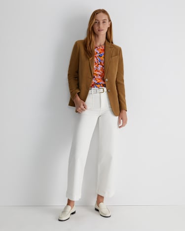 Bella 3/4 Sleeve Mercerised Tee in MULTI
