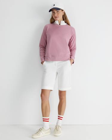 SC Crew Neck Sweat in DUSTY PINK