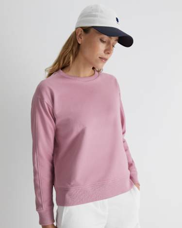 SC Crew Neck Sweat in DUSTY PINK