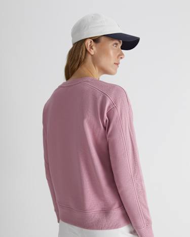 SC Crew Neck Sweat in DUSTY PINK