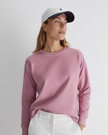 SC Crew Neck Sweat in DUSTY PINK