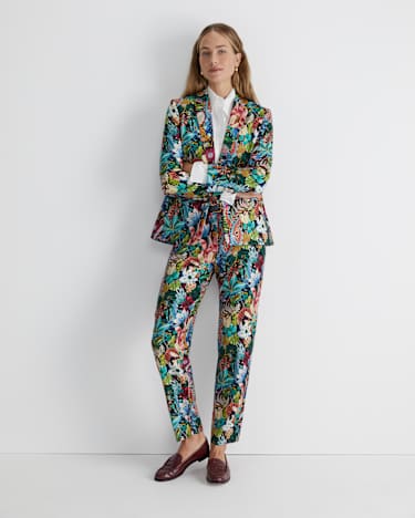 Jungle Liberty Wool Blazer in MULTI