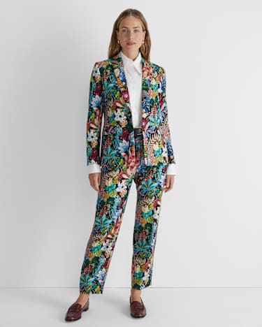 Jungle Liberty Wool Blazer in MULTI