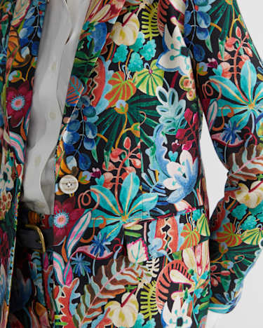 Jungle Liberty Wool Blazer in MULTI