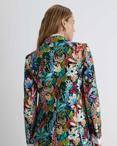 Jungle Liberty Wool Blazer in MULTI