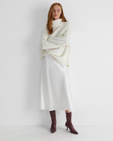 Sunshine Chunky Sweater in WINTER WHITE
