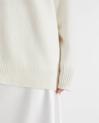 Sunshine Chunky Sweater in WINTER WHITE